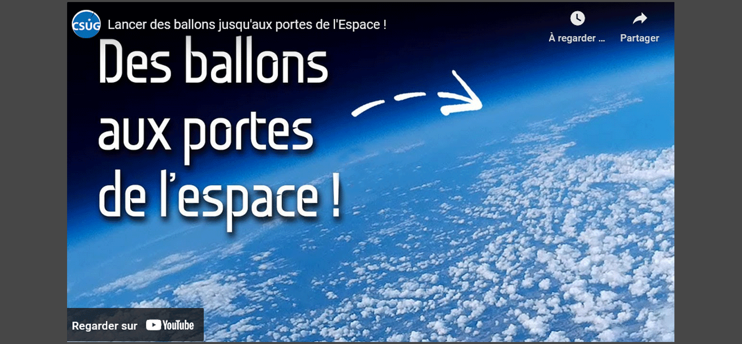 Projet ThingSat2 : lancer de ballons stratosphériques jusqu'aux portes de l'espace