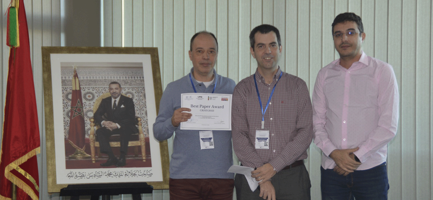 CRiSIS 2023 - Best Paper Award obtenu par l'équipe Vasco au LIG
